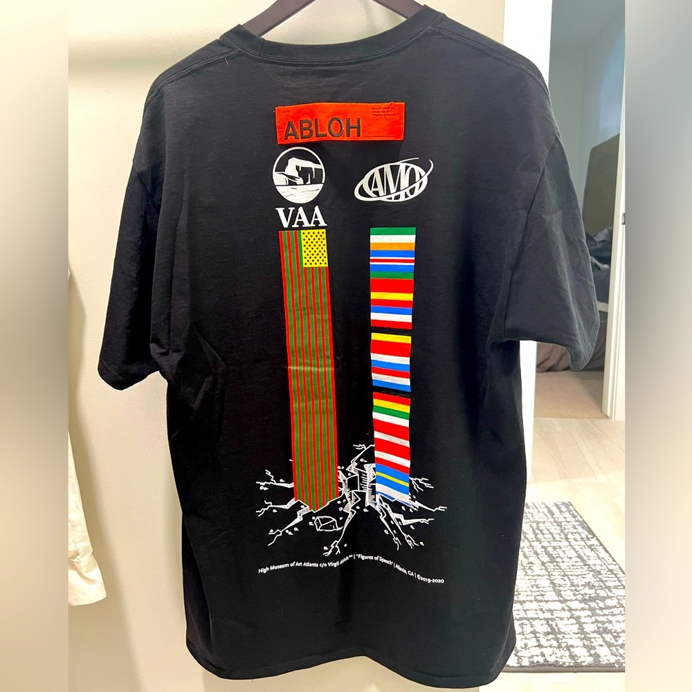 VIRGIL ABLOH “Figure of Speech” Champion T-Shirt Large AUTHENTIC